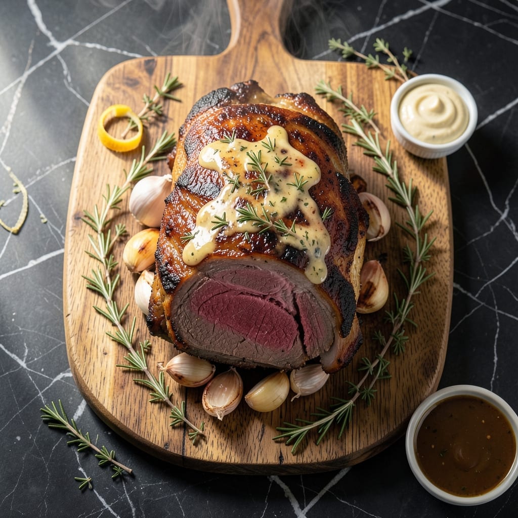 John's Prime Rib Recipe: Garlic-Herb Crust with Rosy Center