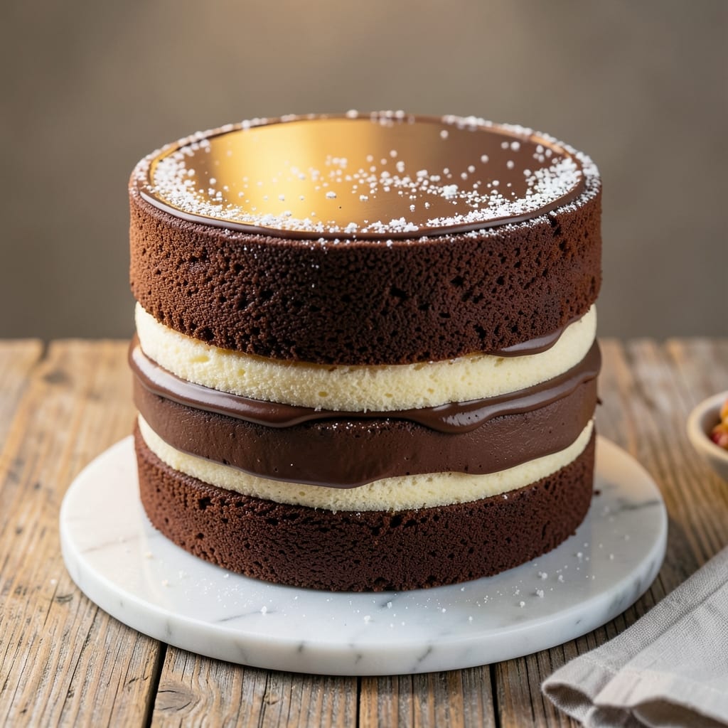 2 Layer 8 Inch Cake Recipe: Vanilla Buttercream Rivers and Fondant Crown Stability