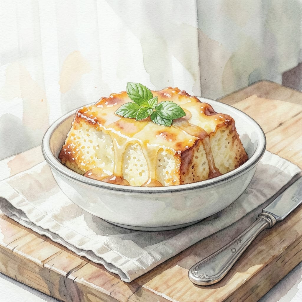 Old Fashioned Bread Pudding Recipe With Vanilla Sauce: Nostalgic Custard Soaked Goodness