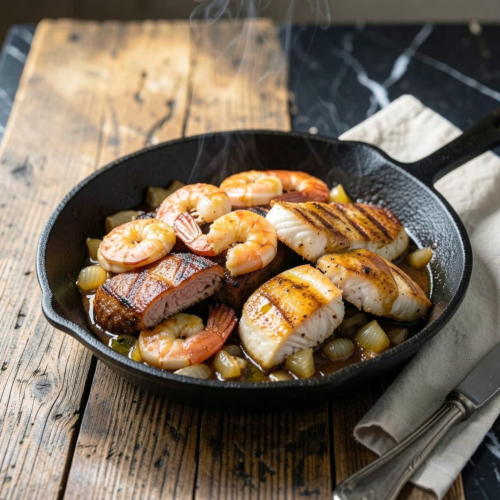 Atchafalaya Recipe: Cajun Country Stew with Andouille and Seafood Atchafalaya Recipe: Cajun Country Stew with Andouille and Seafood