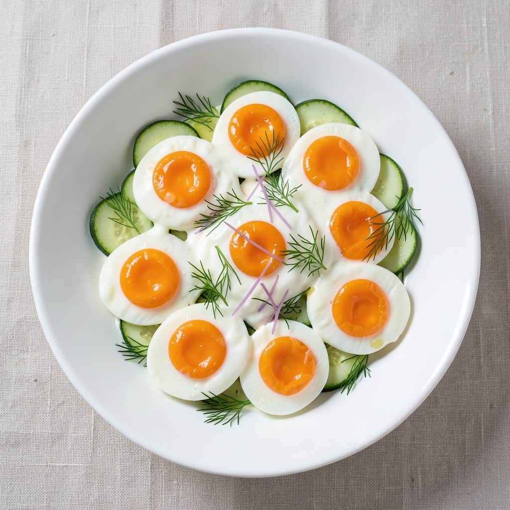 12 Egg Salad Recipe: Crispy Cucumber and Herb-Packed Bites