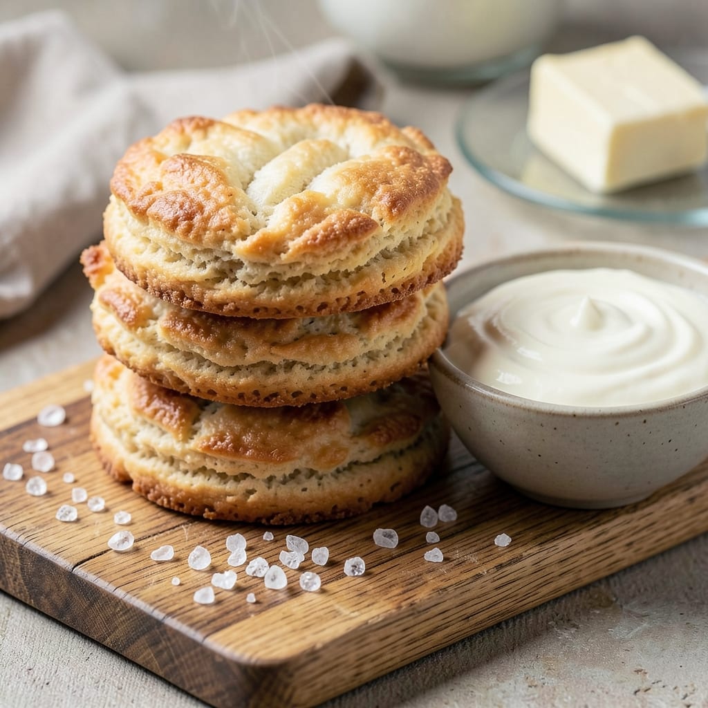 3-Ingredient Biscuits Recipe Without Buttermilk: Flaky Layers in 15 Minutes