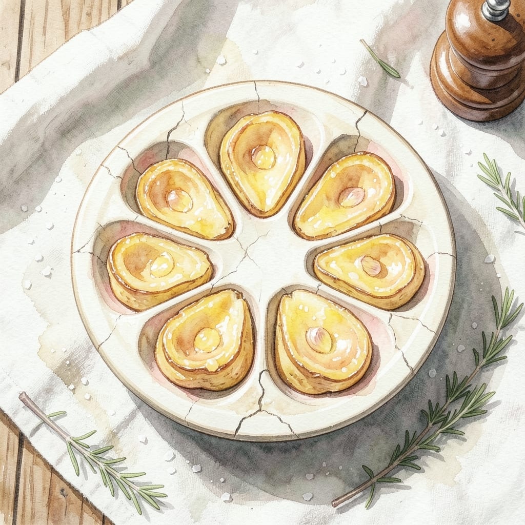 Recipe for Sliced Potatoes in Muffin Tin: Crispy Edged Individual Portions