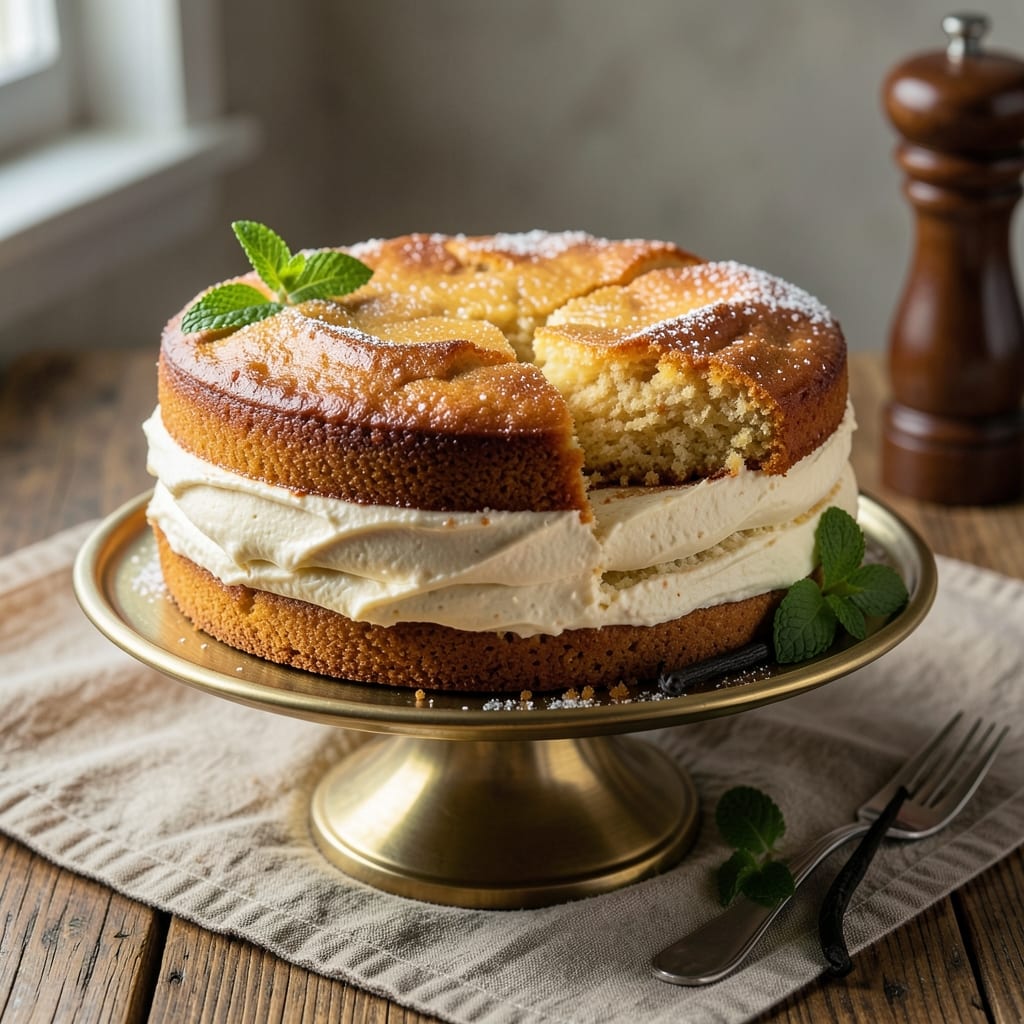 3-Pound Cake Recipe: Vanilla Swirls and Buttery Layers in One Pan