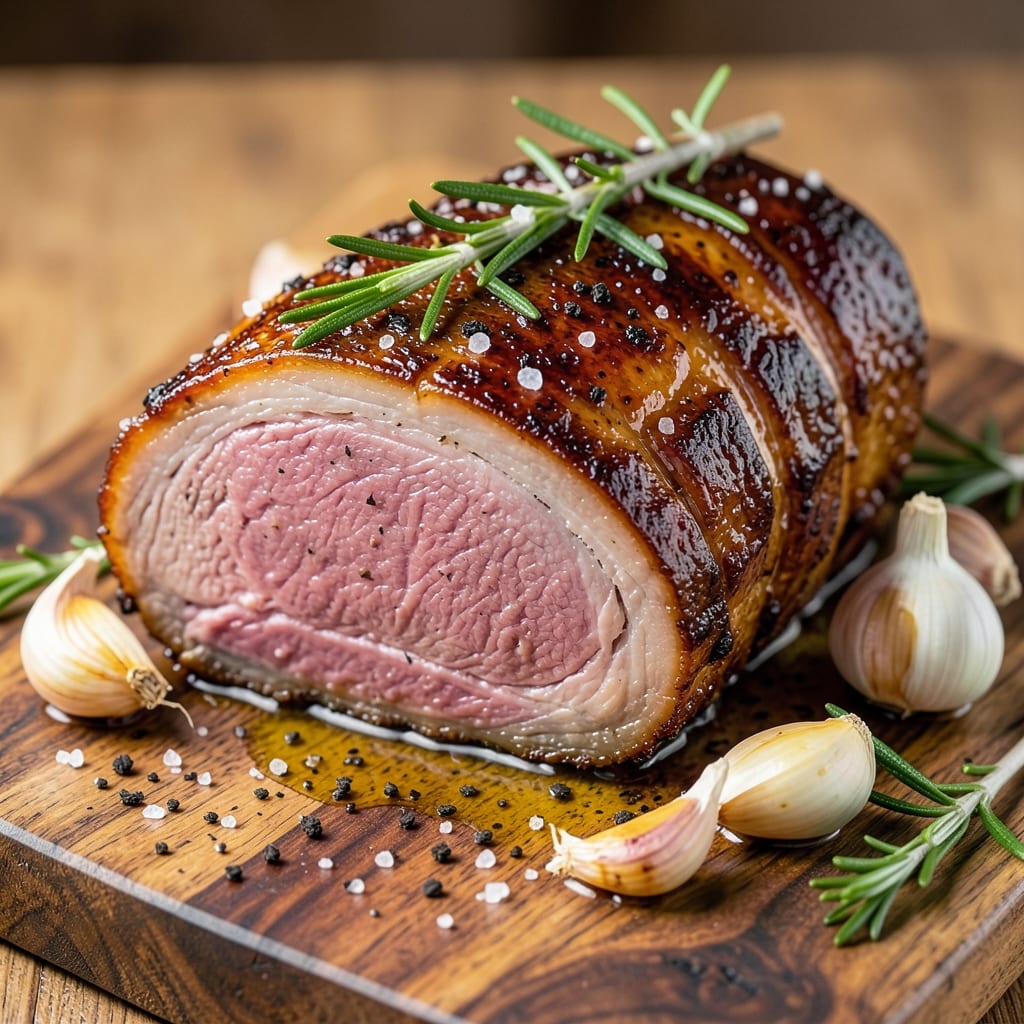 5 Lb Pork Sirloin Roast Recipe: Juicy Pink Center Guaranteed With Herbs and Garlic