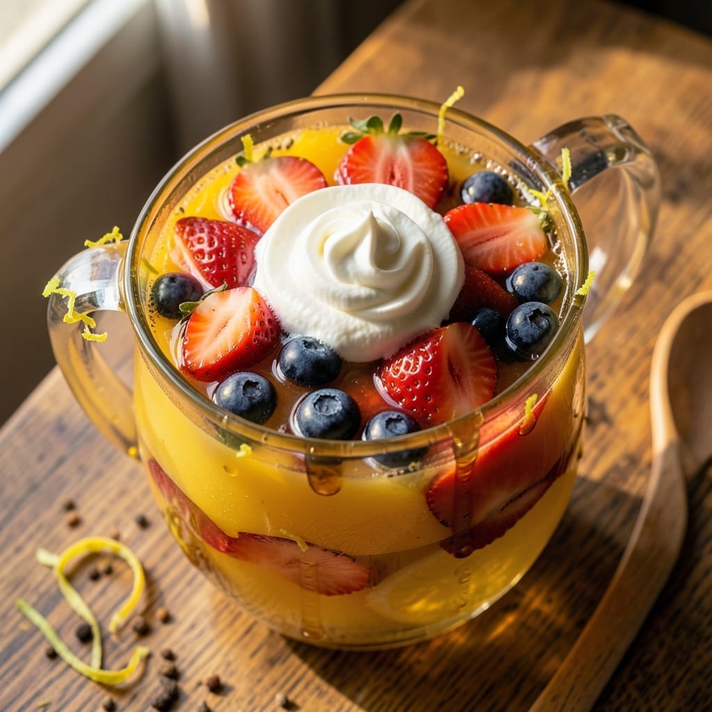 1 Gallon White Sangria Recipe: Bright Citrus and Creamy Vanilla Fusion