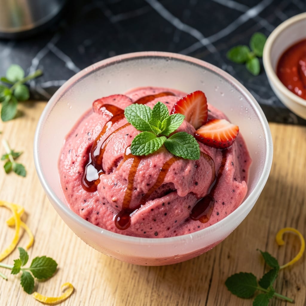 Cuisinart Ice Cream Maker Sorbet Recipe: Refreshing Fruit Puree in Minutes