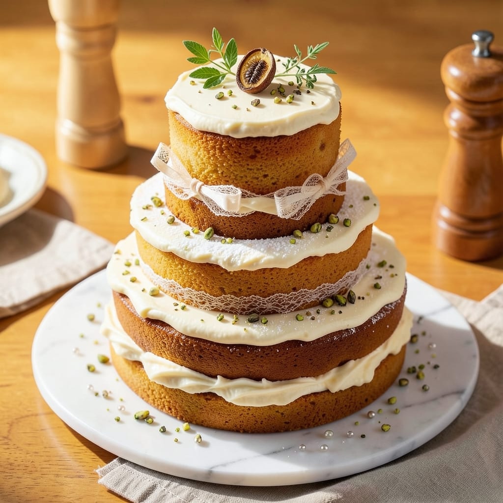 4 Tier Vanilla Cake Recipe: Fondant-Bridged Stability for Stunning Height