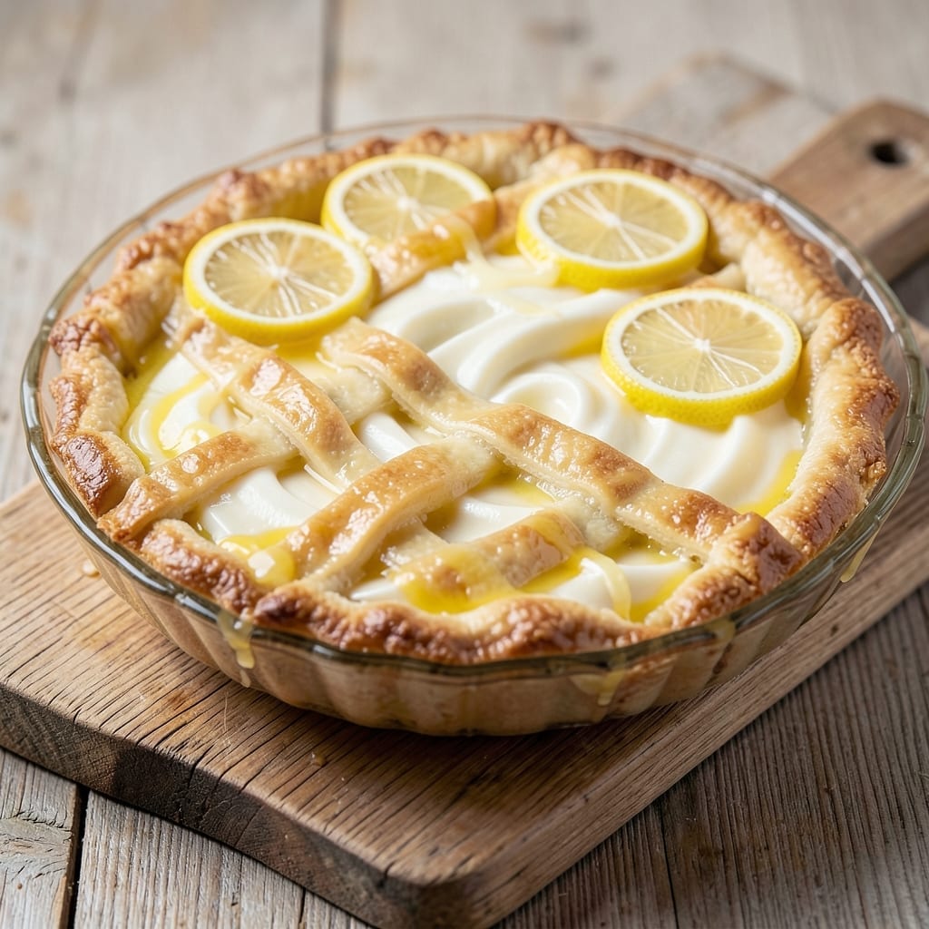 3-Ingredient Lemon Pie Recipe: Zesty Tang and Creamy Filling in One Bowl