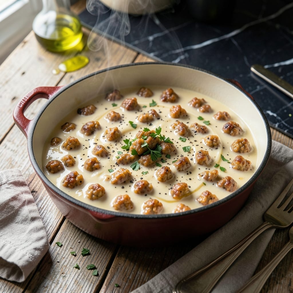 Sausage Gravy Recipe Crock Pot: Slow-Cooked Creamy Decadence