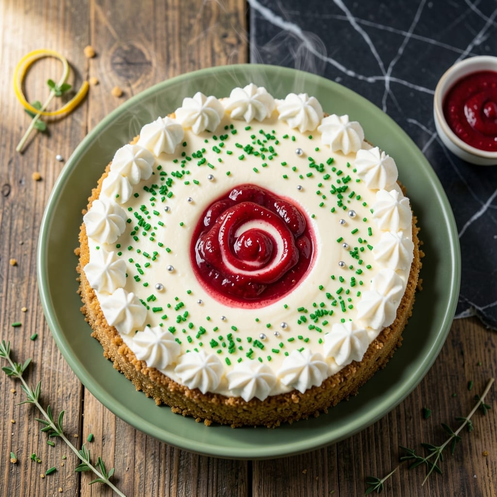 Grinch Cheesecake Recipe: Festive Swirls of Mint and Cream