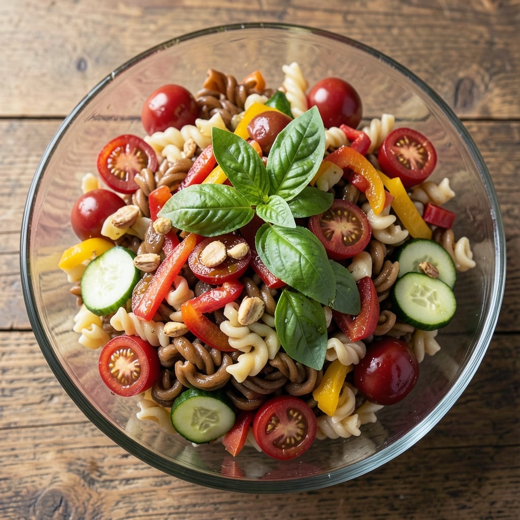 3 Color Pasta Salad Recipe: Vibrant Tri-Color Crunch in 15 Minutes 3 Color Pasta Salad Recipe: Vibrant Tri-Color Crunch in 15 Minutes