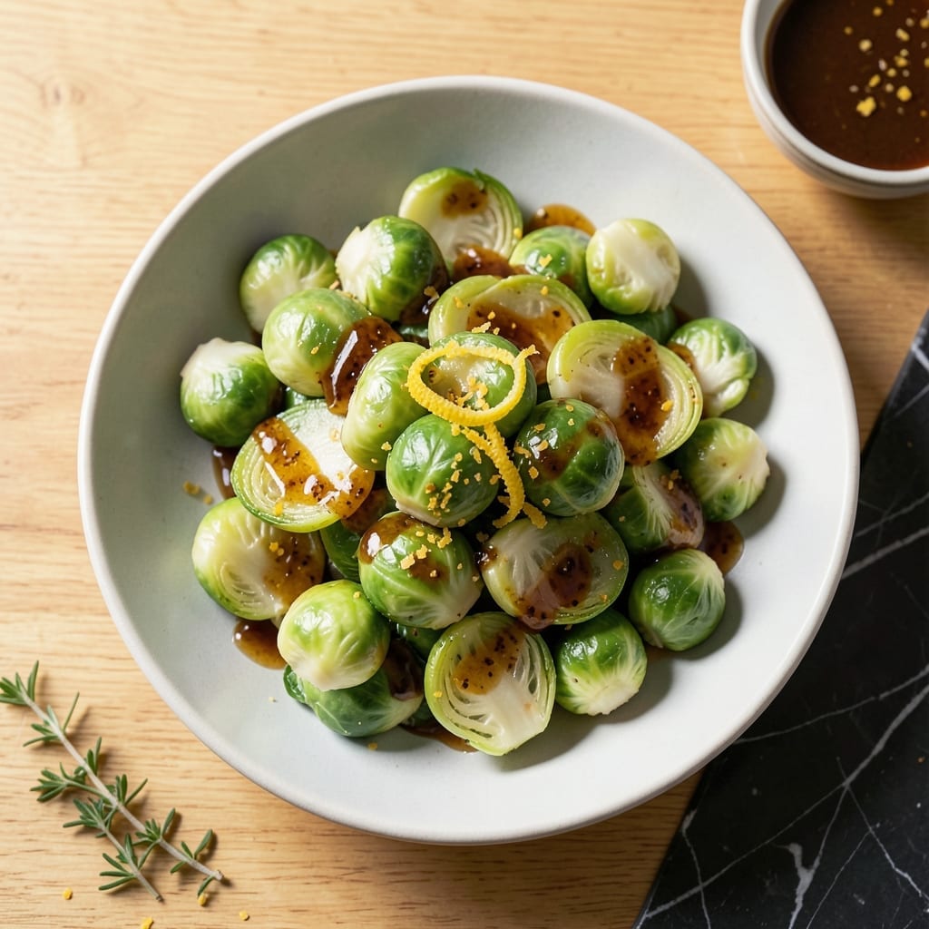 Brussel Sprouts Salad Recipe Cold: Shaved and Crunchy with Lemon Zest