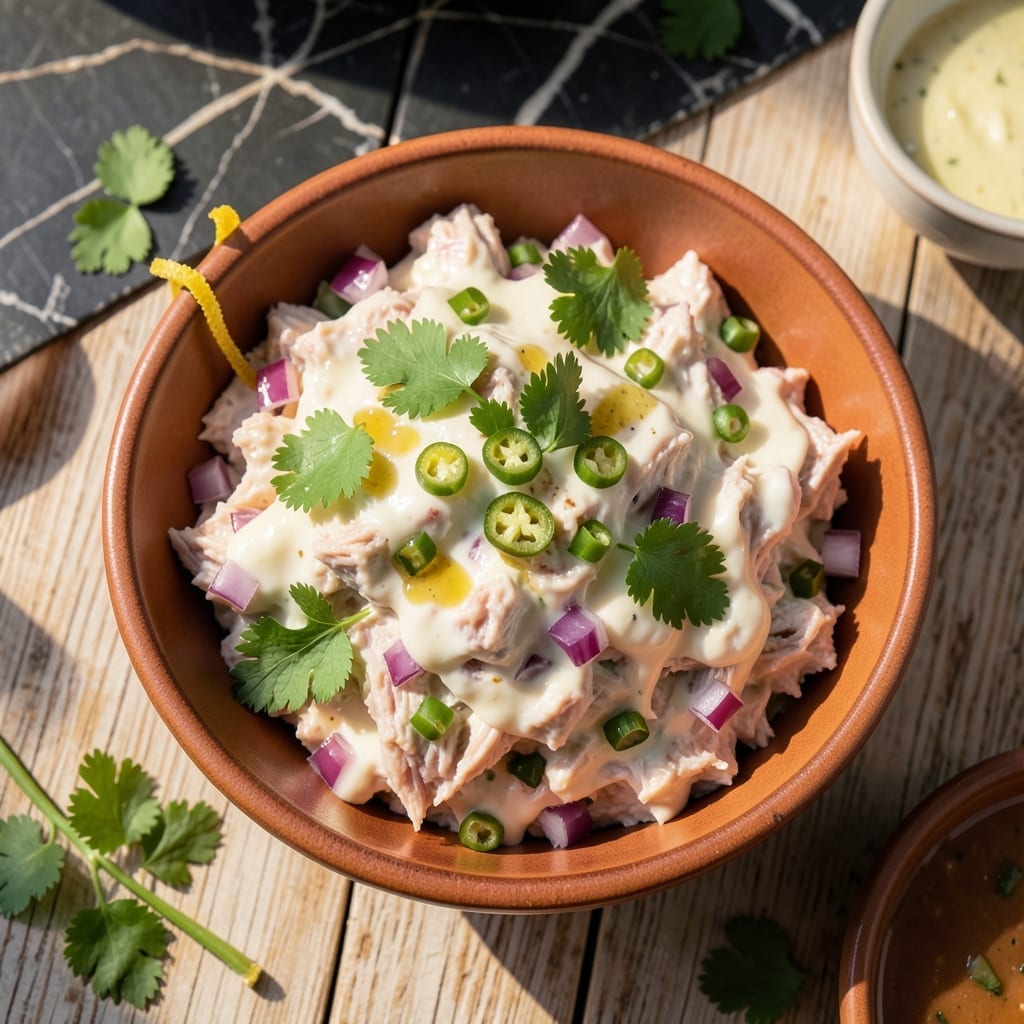 Mexican Tuna Salad Recipe With Mayo: Zesty Lime and Cilantro Freshness