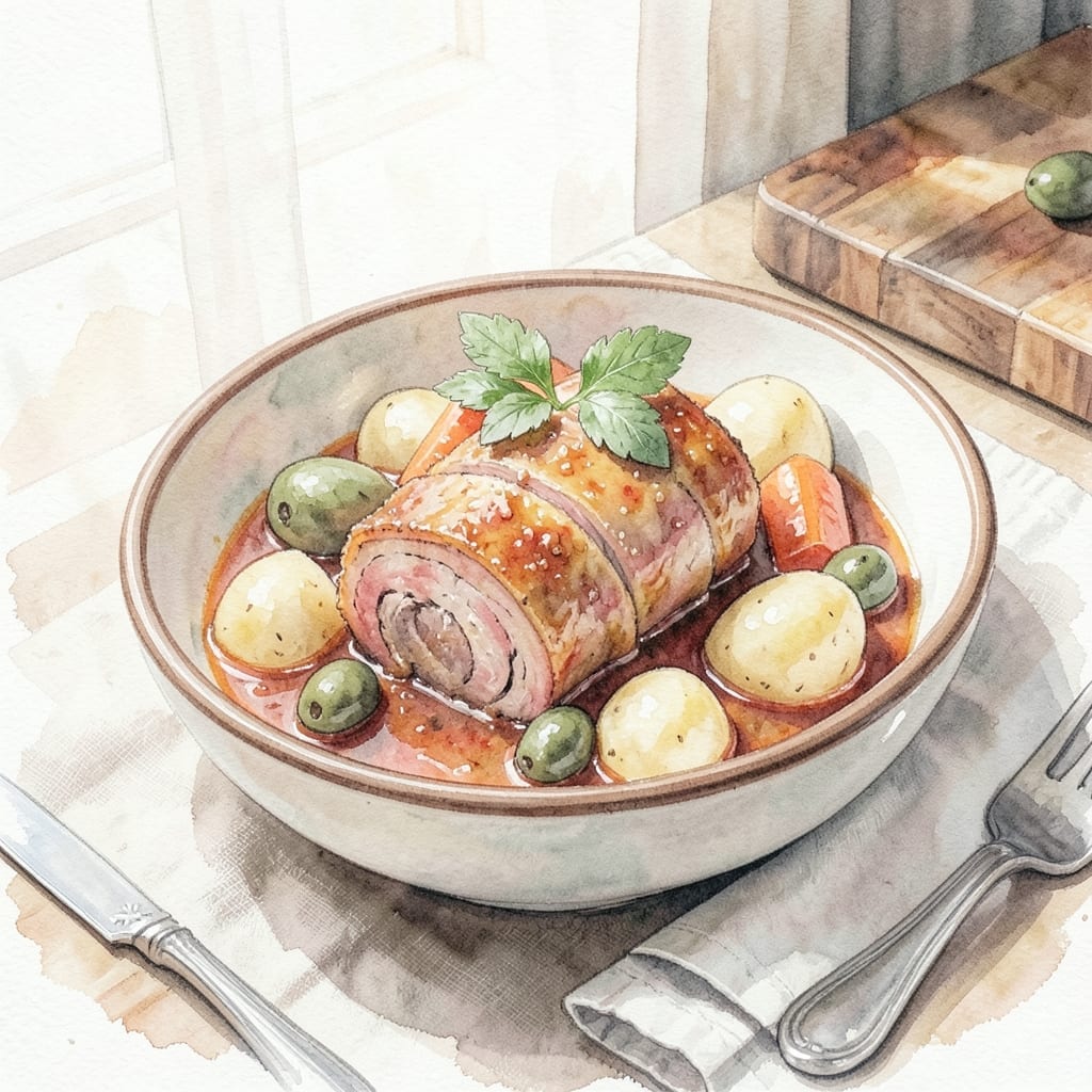 Pork Caldereta Recipe Kawaling Pinoy: Filipino Tangy-Sweet Braise with Potatoes