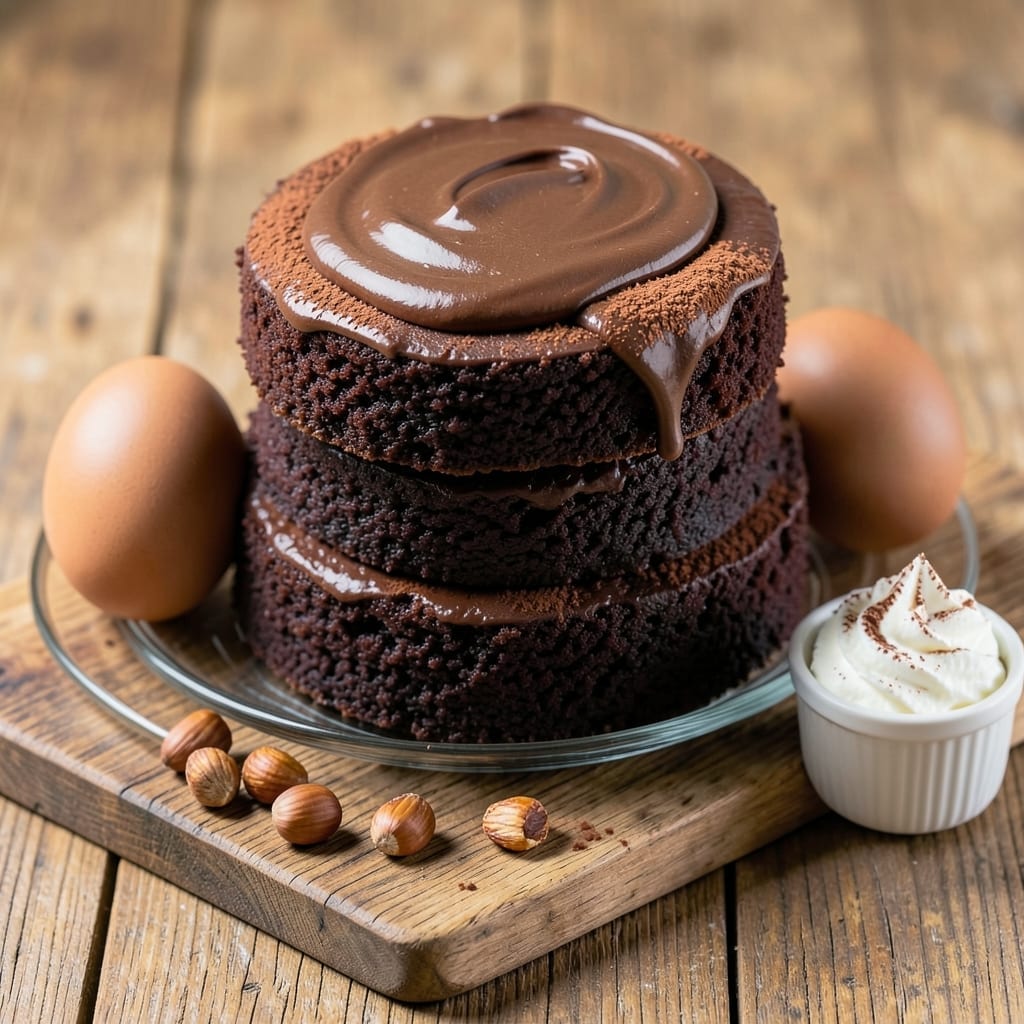 3 Egg Chocolate Cake Recipe: Dense Yet Light as Air in One Tin