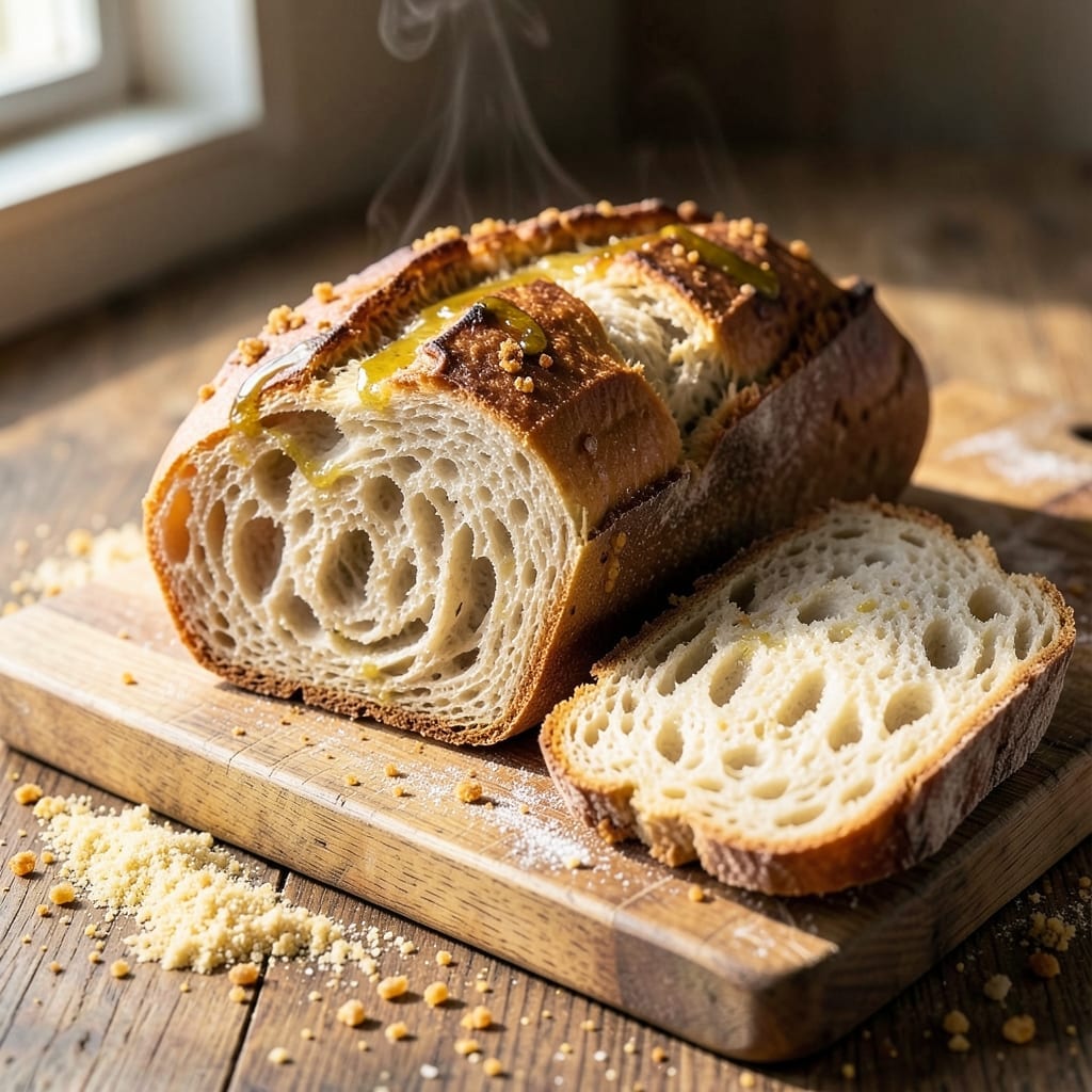 4-Hour No-Knead Bread Recipe: Crusty Crust and Airy Crumb Magic