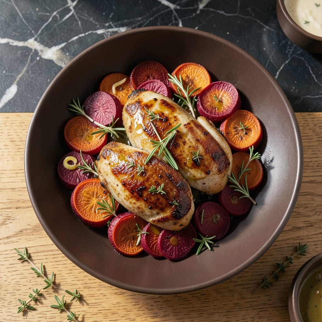 Chicken and Beets Recipe: Roasted Harmony of Sweet and Savory