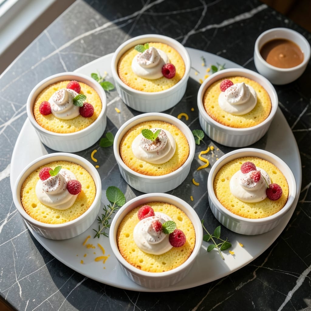 Yellow Sponge Cake Dessert Cups Recipe: Light and Airy Individual Treats