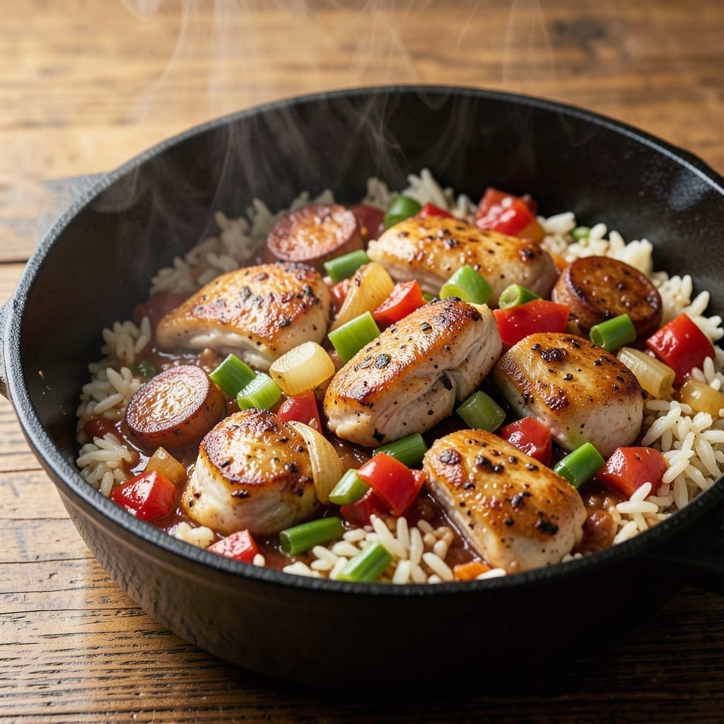 1 Pot Jambalaya Recipe: Smoky Spice-Packed One-Pan Feast 1 Pot Jambalaya Recipe: Smoky Spice-Packed One-Pan Feast