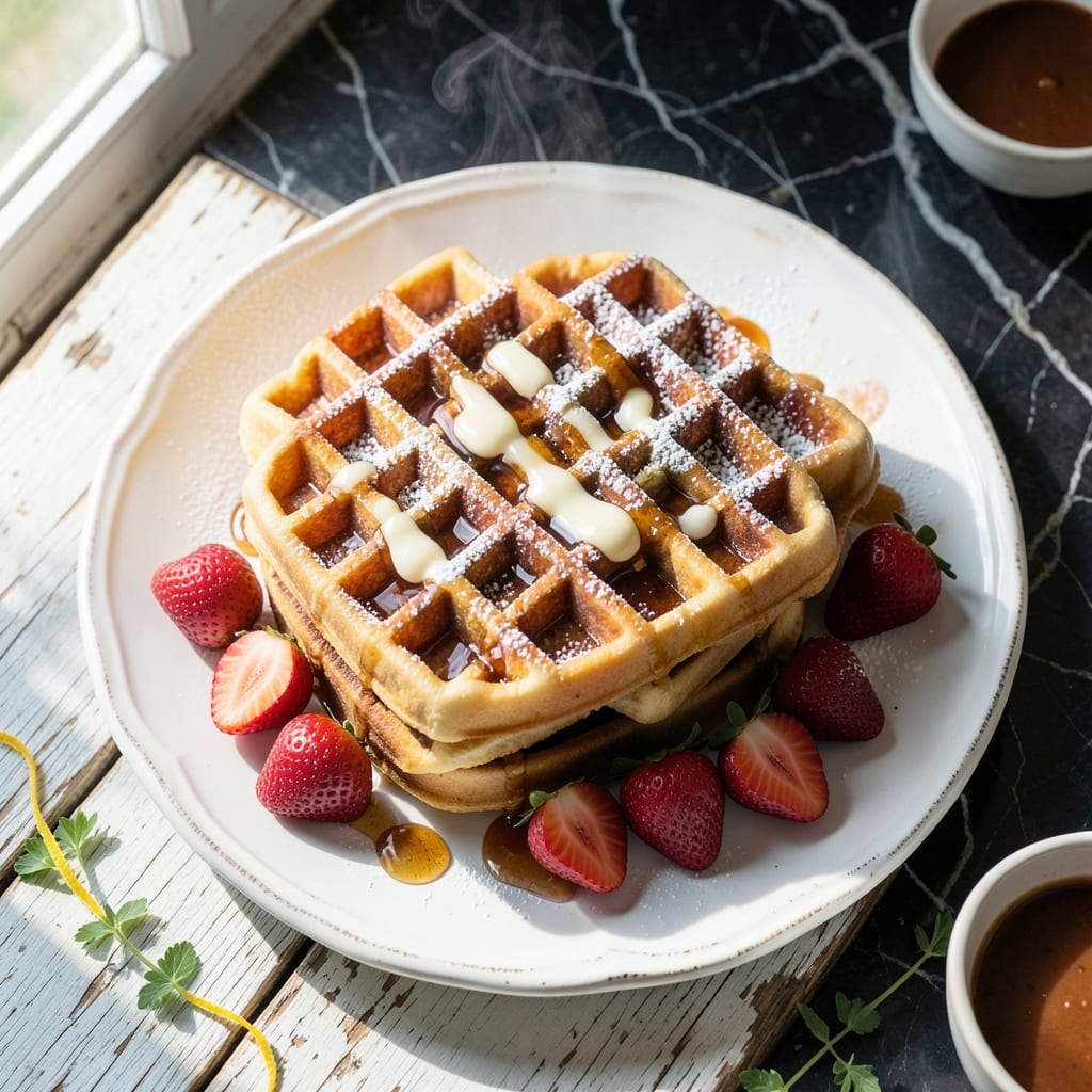 Joanna Gaines' Waffle Recipe: Fluffy Stacks With Crispy Edges Joanna Gaines' Waffle Recipe: Fluffy Stacks With Crispy Edges