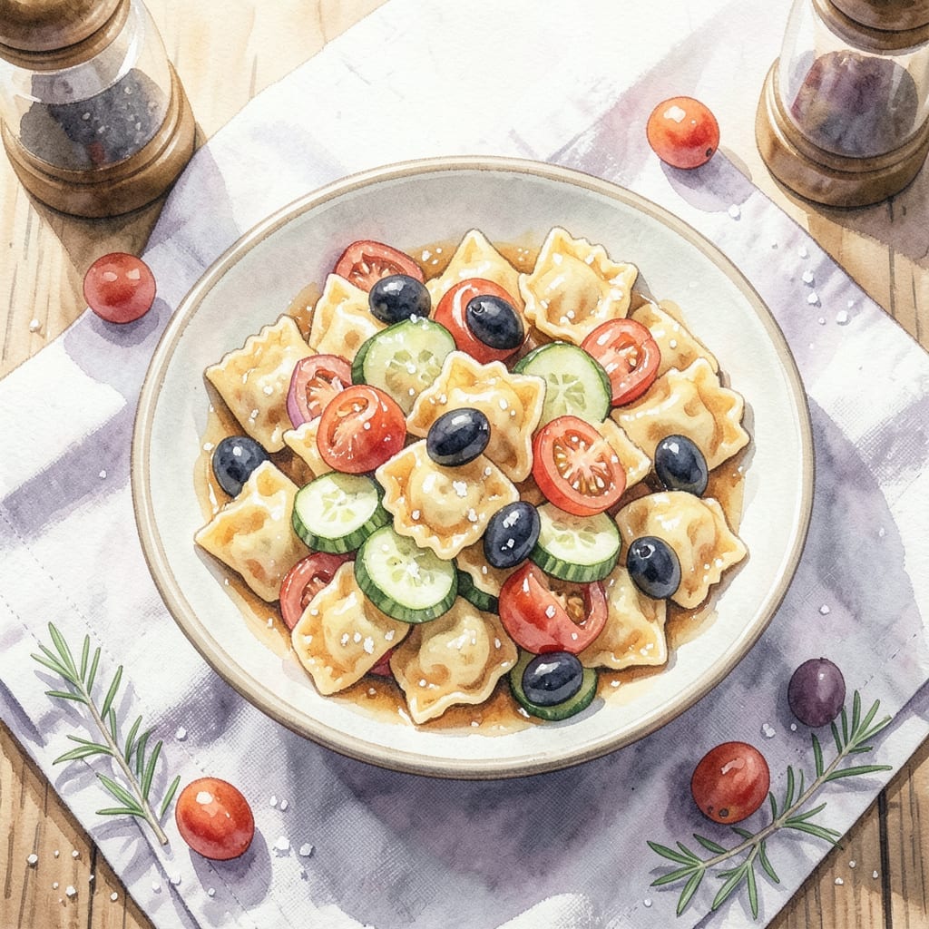 Tortellini Pasta Salad Recipe With Italian Dressing: Cheese-Filled Bites and Garden Fresh Crunch