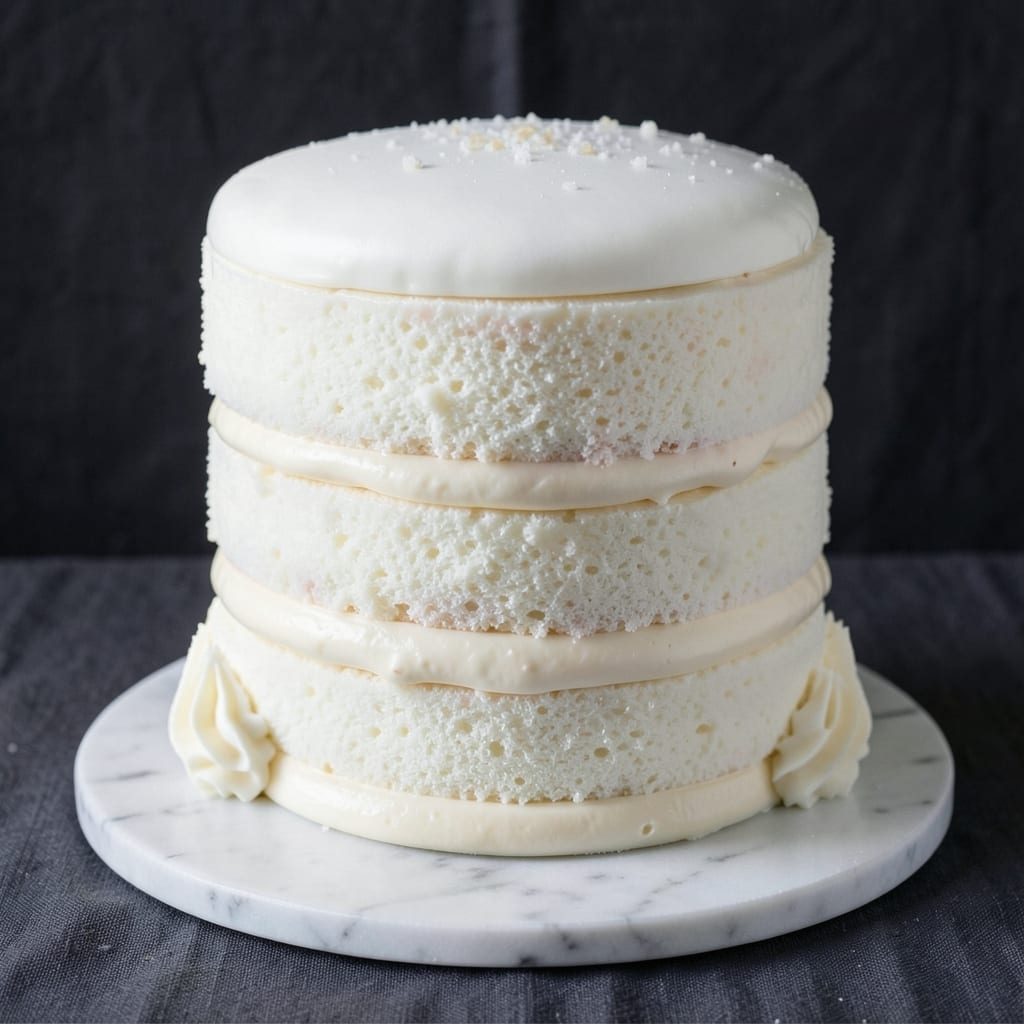 4 Layer White Cake Recipe: Fondant Crown Magic Over Ultra-Stable Layers