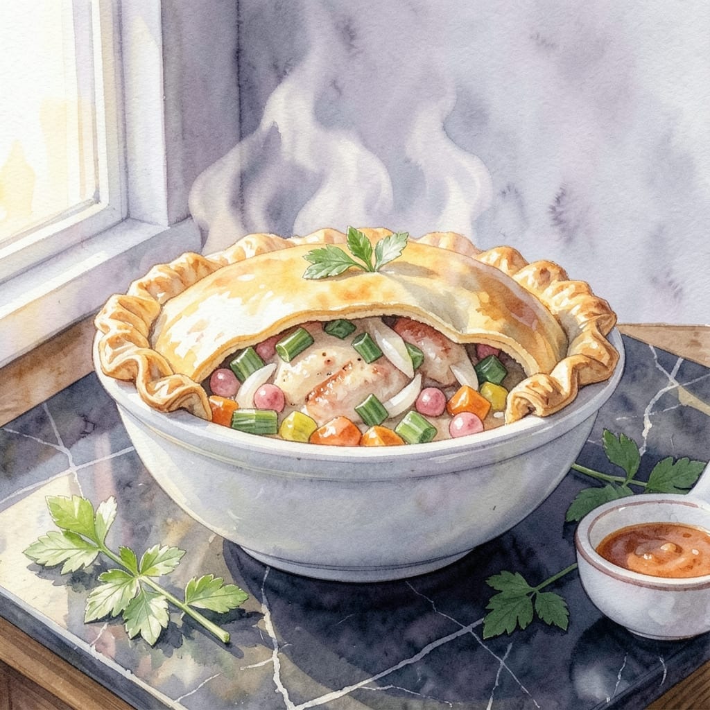 Healthy Chicken Pot Pie Recipe Weight Watchers: Lightened Comfort With Flaky Crust