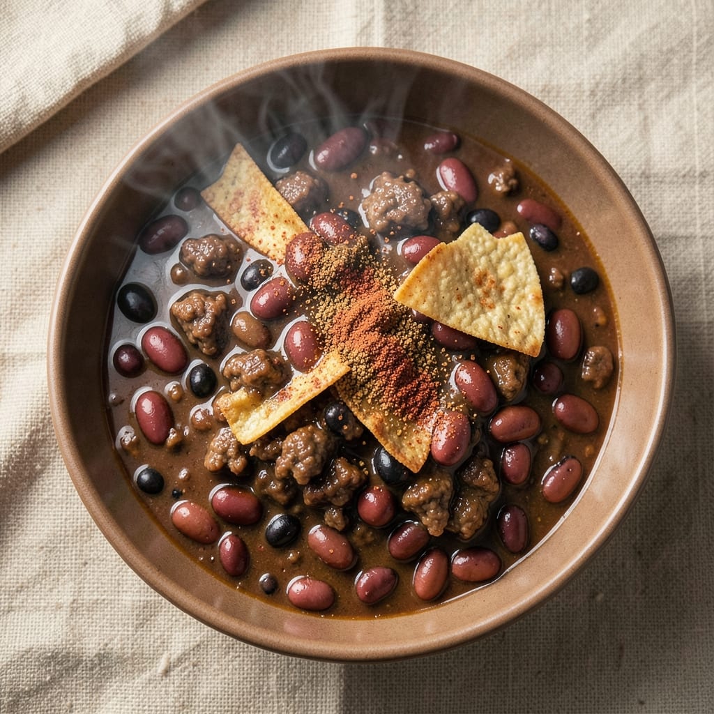 4 Qt Crock Pot Chili Recipe: Deep-Smoky Beans and Meat That Thicken Over Time 4 Qt Crock Pot Chili Recipe: Deep-Smoky Beans and Meat That Thicken Over Time