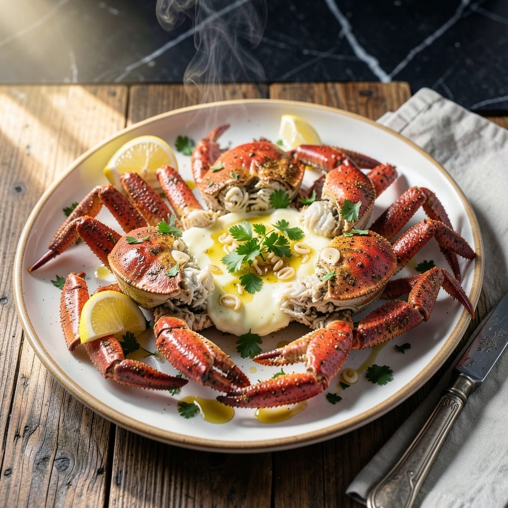 Crafty Crab Recipe: Sweet Shellfish With Garlic Butter Swirl
