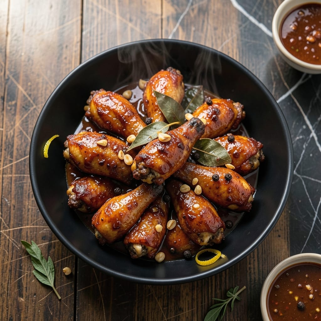 Chicken Adobo Wings Recipe: Tangy Garlic Glaze With Crispy Edges Chicken Adobo Wings Recipe: Tangy Garlic Glaze With Crispy Edges