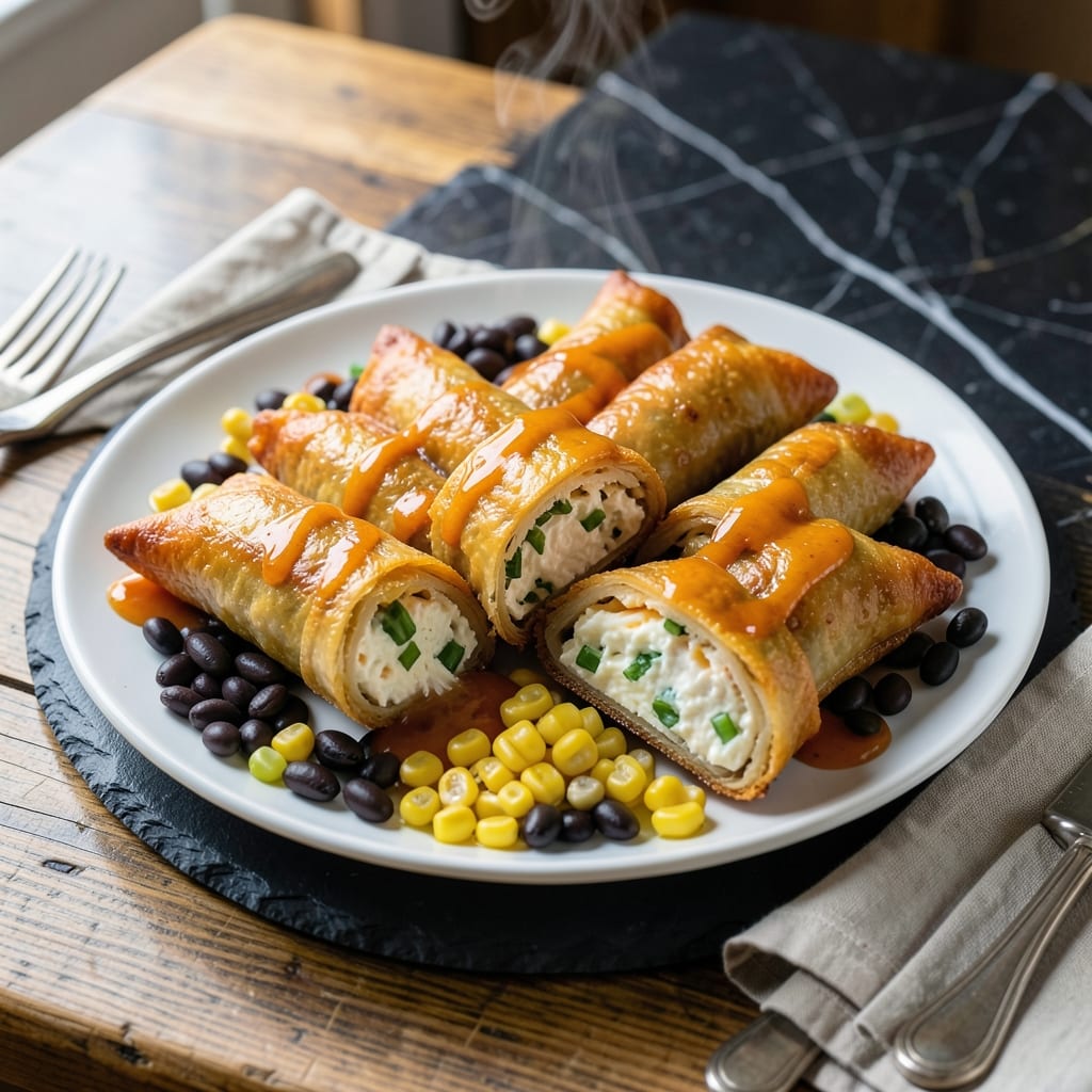 Bennigan's Southwest Egg Rolls Recipe: Crispy Shells With Spicy Filling