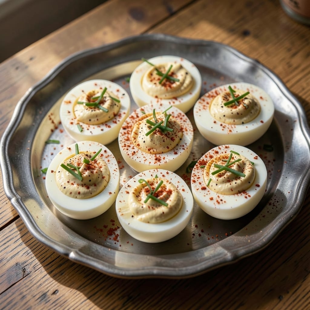 1920s Deviled Eggs Recipe: Mustardy Yolk Zing With Crispy Topping 1920s Deviled Eggs Recipe: Mustardy Yolk Zing With Crispy Topping