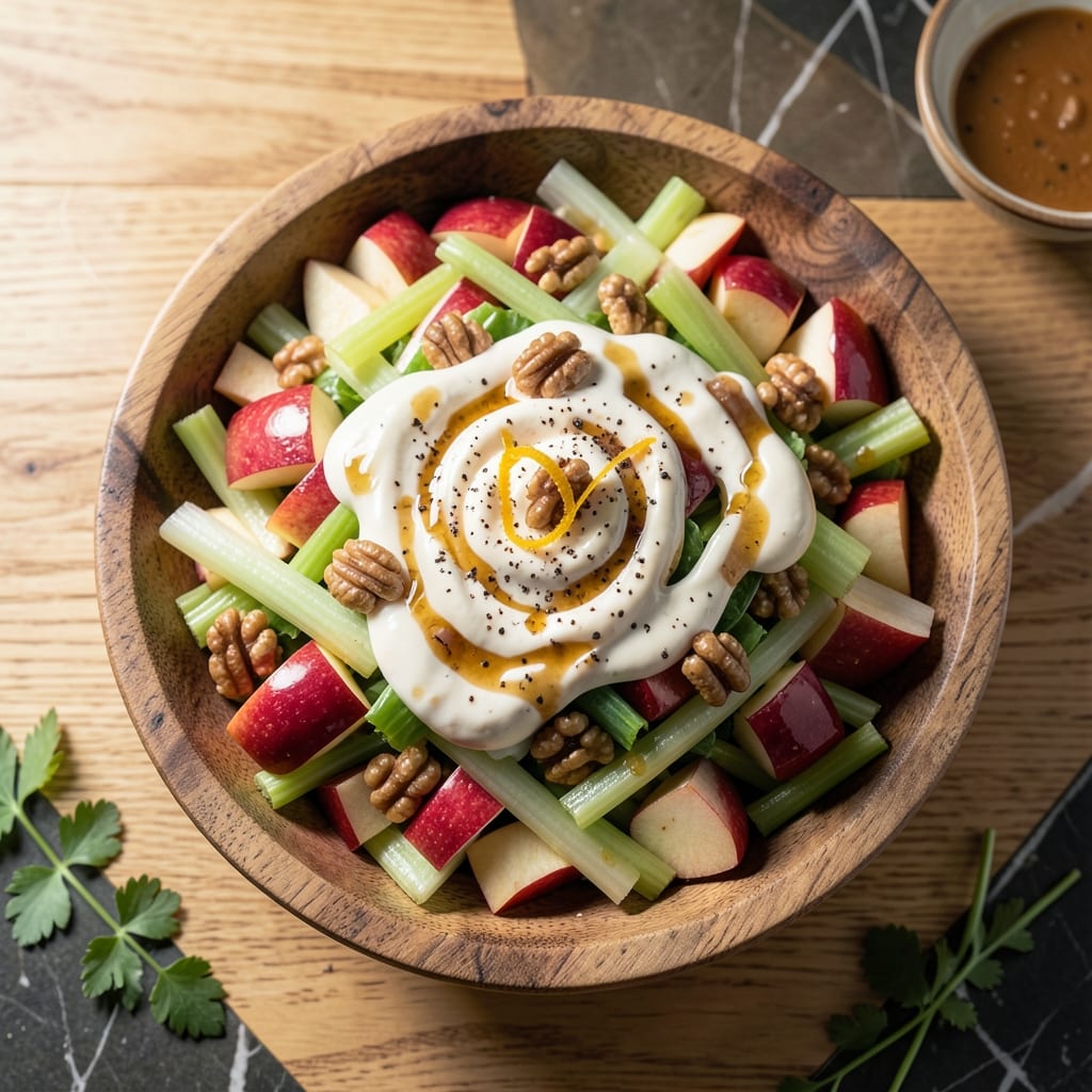 Apple Celery Salad Recipe: Crunchy Sweetness With Walnut Dressing