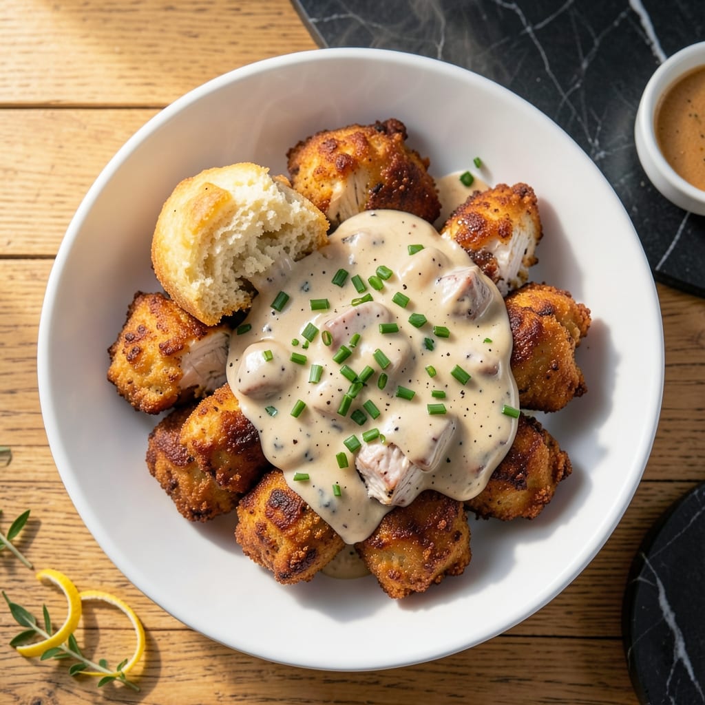 Cheesecake Factory Chicken and Biscuits Recipe: Fluffy Layers With Savory Gravy