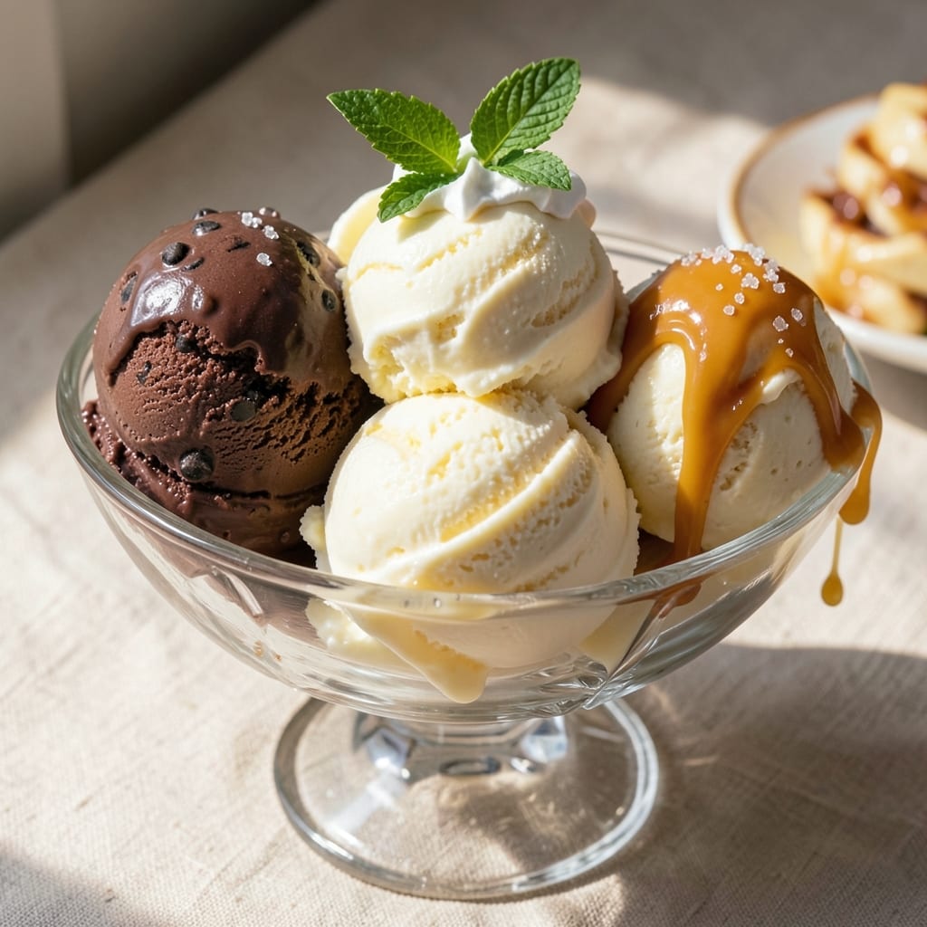 3 Recipe Ice Cream: Layered Flavors in One Tin Without the Mess
