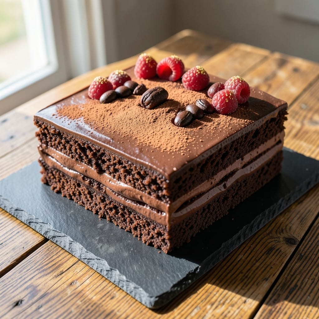 12x18 Chocolate Sheet Cake Recipe: Fondant-Crowned Party Showstopper