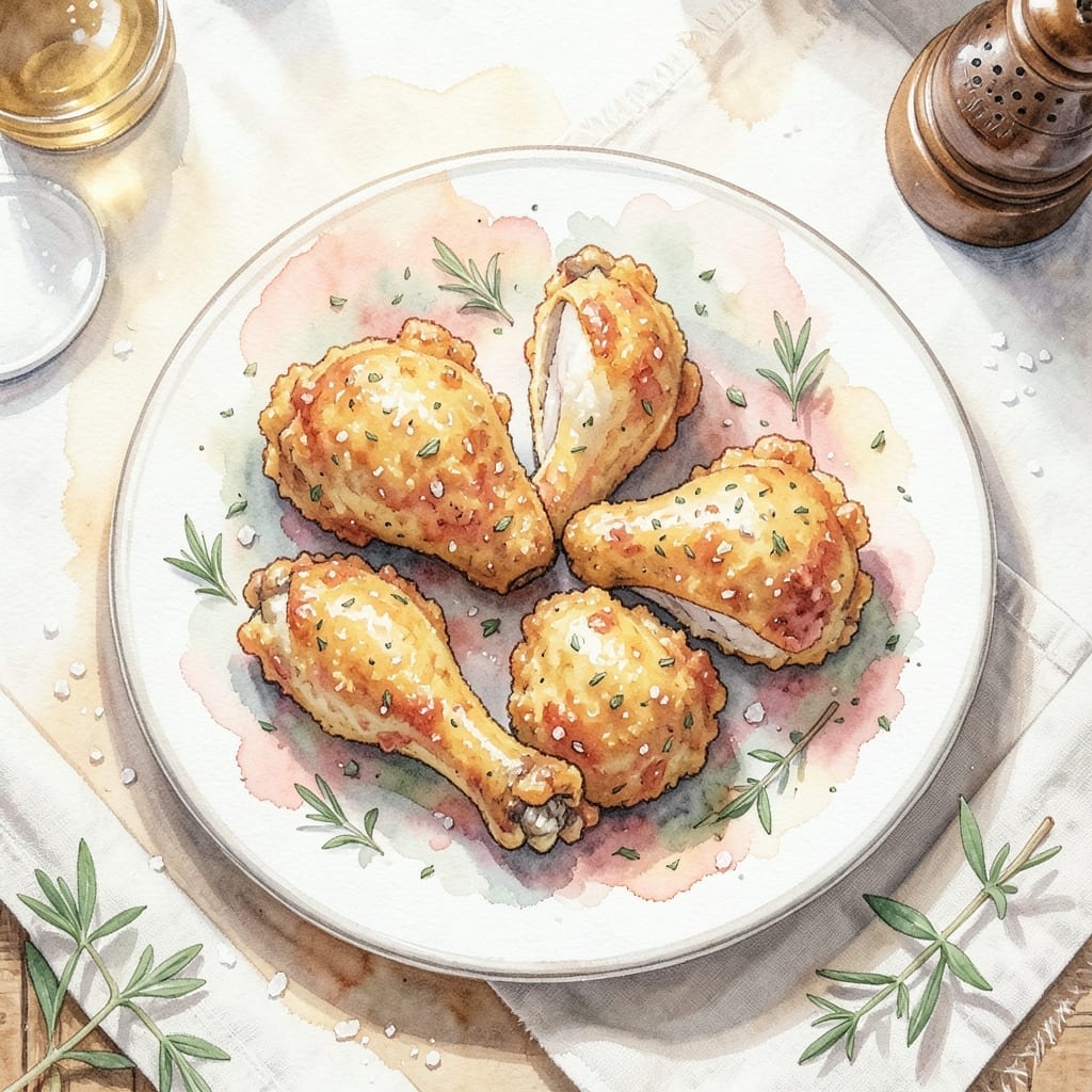 Copycat KFC Original Recipe Fried Chicken: Secret 11-Herb Crispy Crust