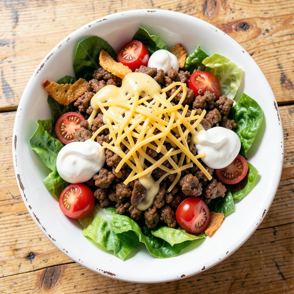 1970's Taco Salad Recipe: Retro Crunch and Creamy Cheese Magic