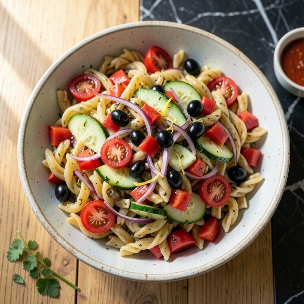 Pasta Salad Recipe for a Crowd: No-Cook Party Feast