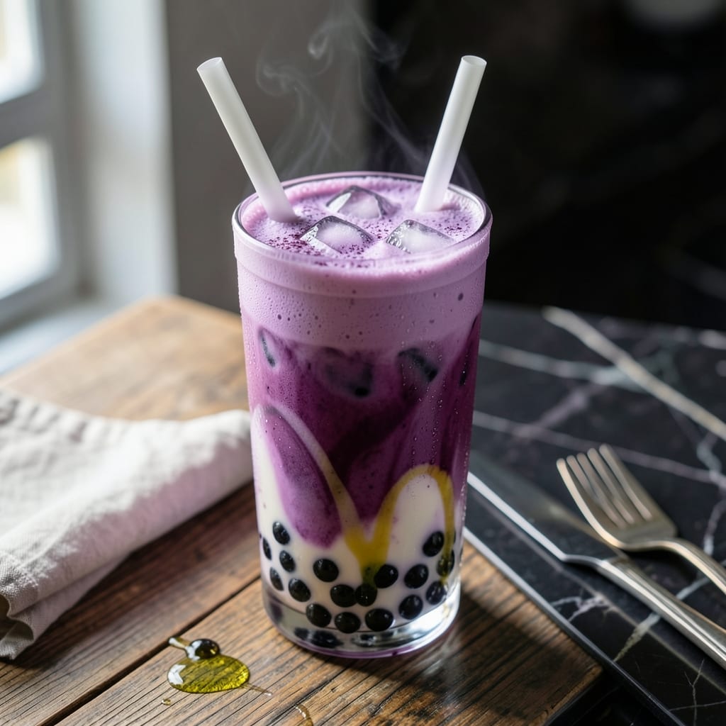 Ube Milk Tea Recipe: Vibrant Purple Creaminess in a Glass