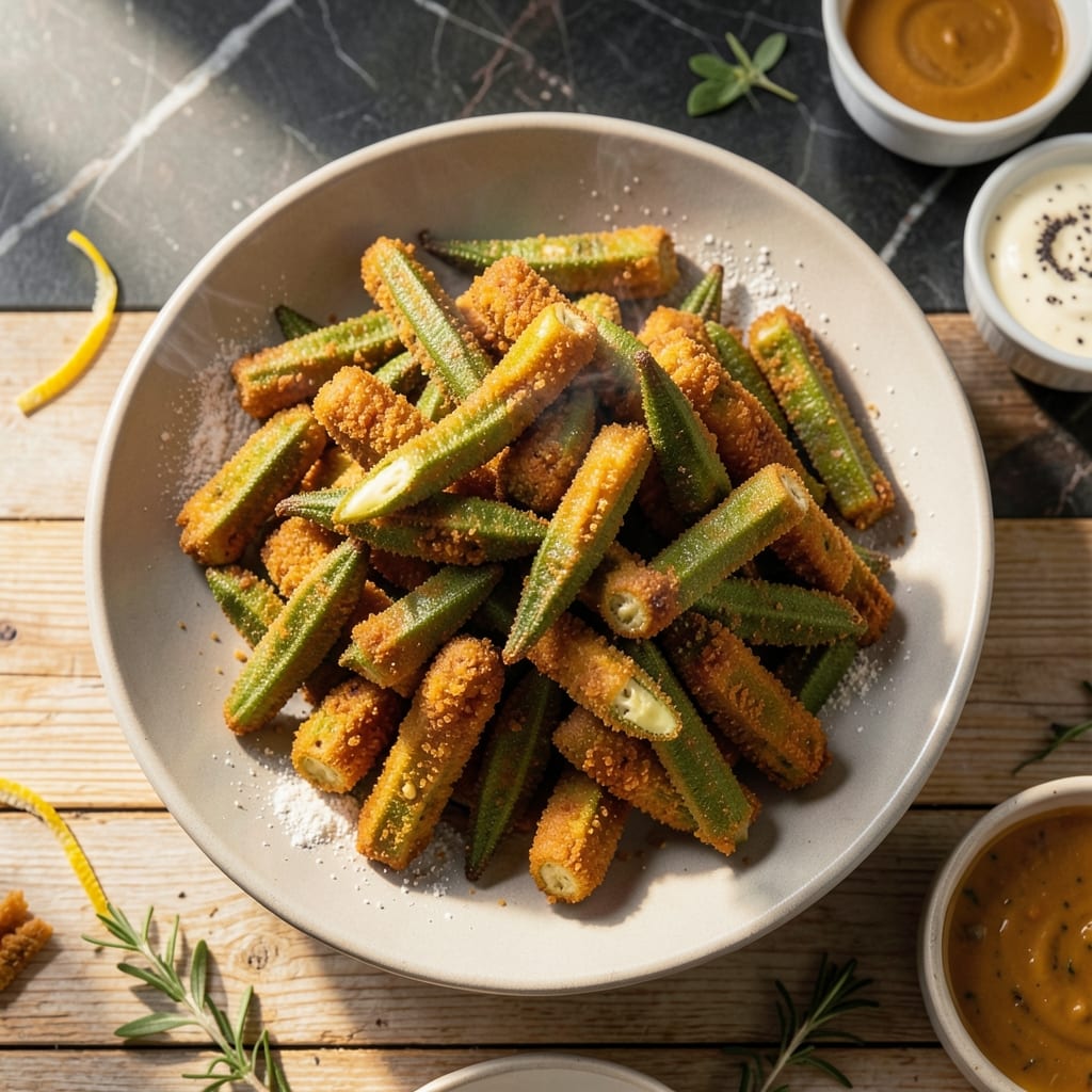 Cracker Barrel Fried Okra Recipe: Crunchy Southern-Style Bites
