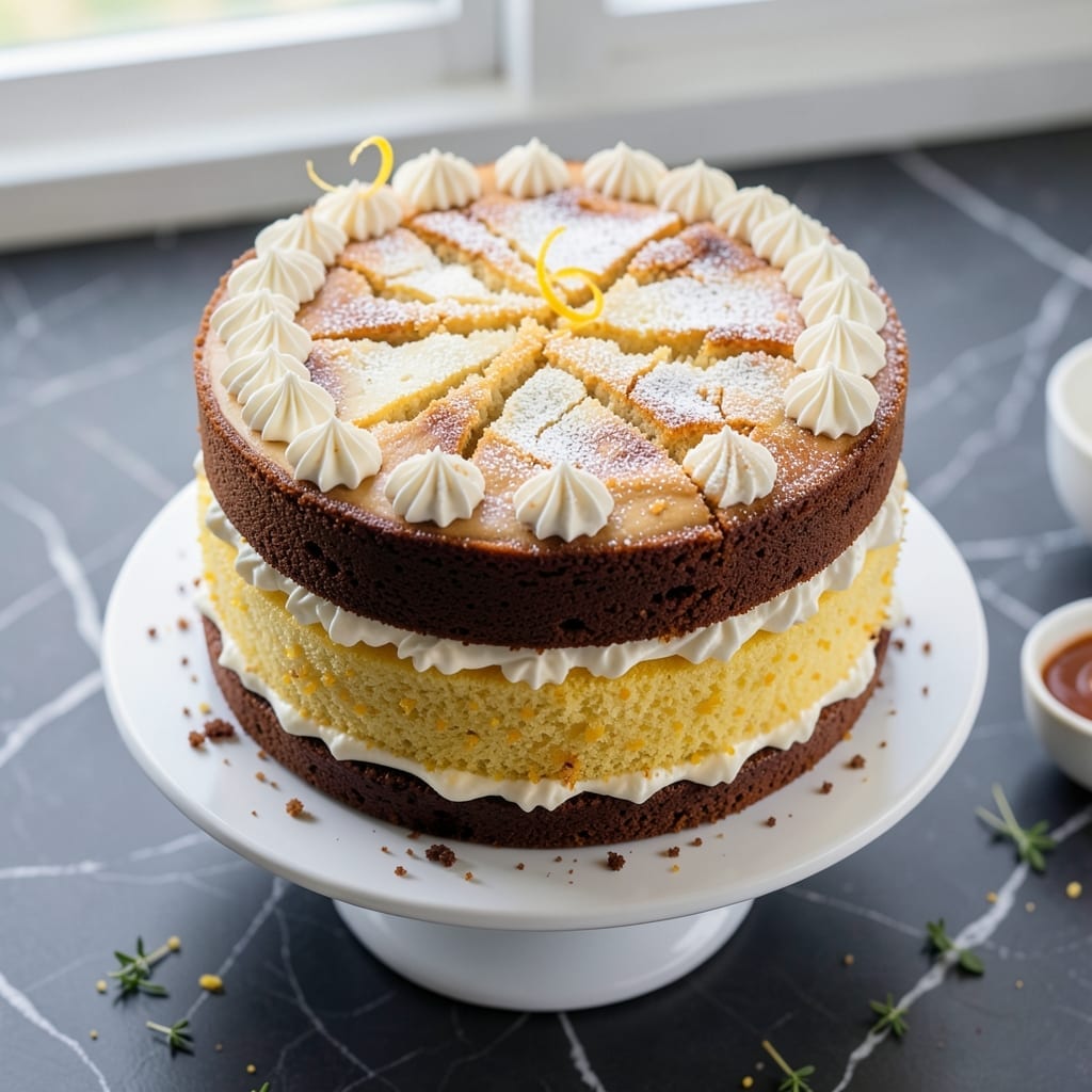 3 Flavor Pound Cake Recipe: Vanilla, Chocolate, and Citrus Swirls in One Tin
