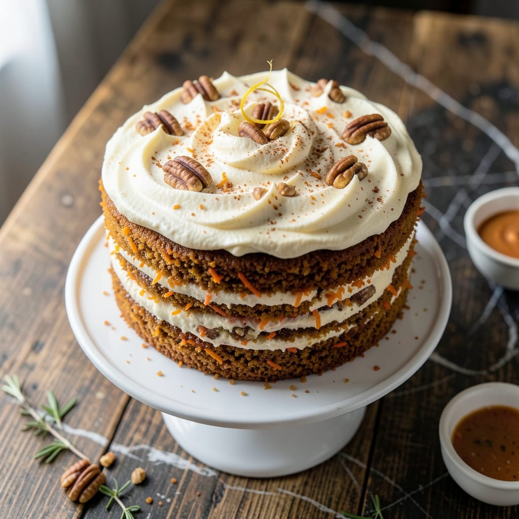 J Alexander Carrot Cake Recipe: Moist Layers With Cream Cheese Frosting