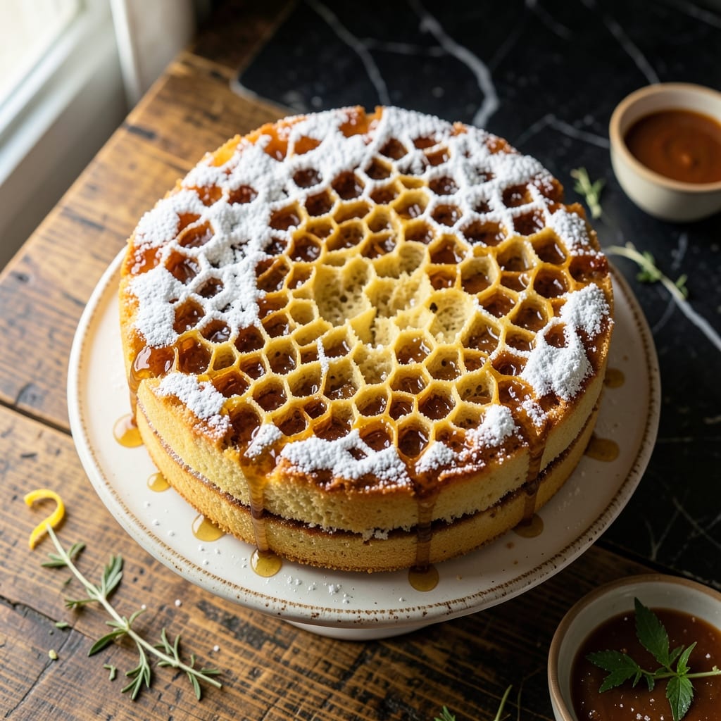 Wasp Nest Cake Recipe: Honeycomb Crunch with Caramelized Layers