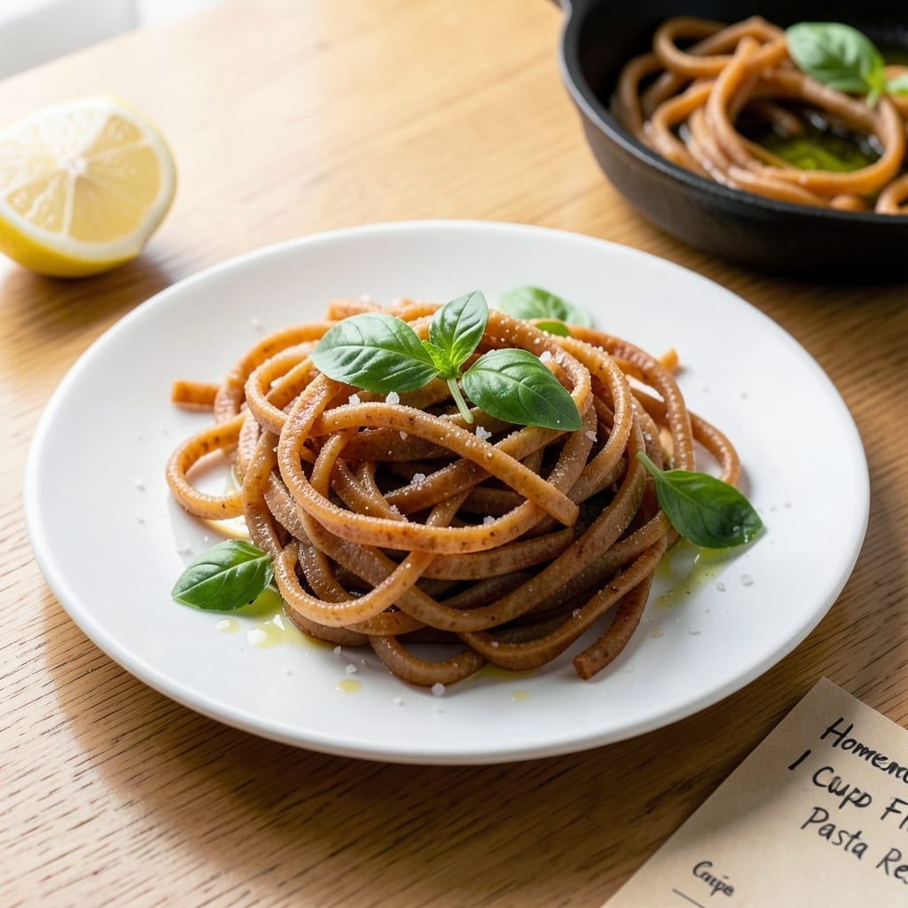 1 Cup Flour Pasta Recipe: Al Dente in Under 10 Minutes