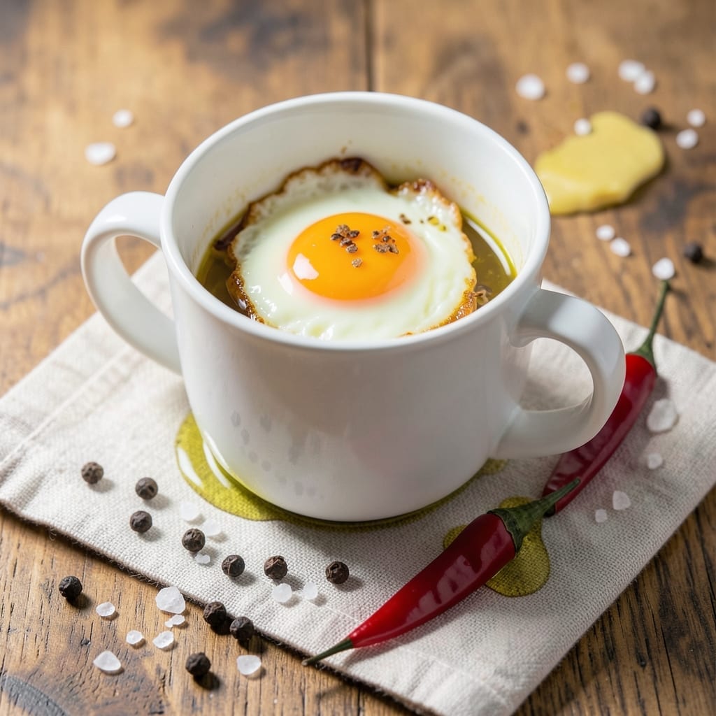 2-Minute Egg Recipe: Microwave Mug Magic With Crispy Fondant Crowns