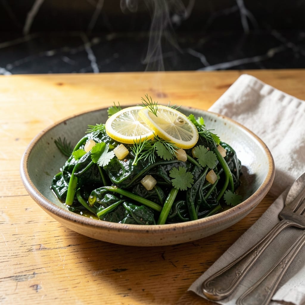 Persian Spinach Recipe: Fragrant Herb and Lemon Zest Elegance