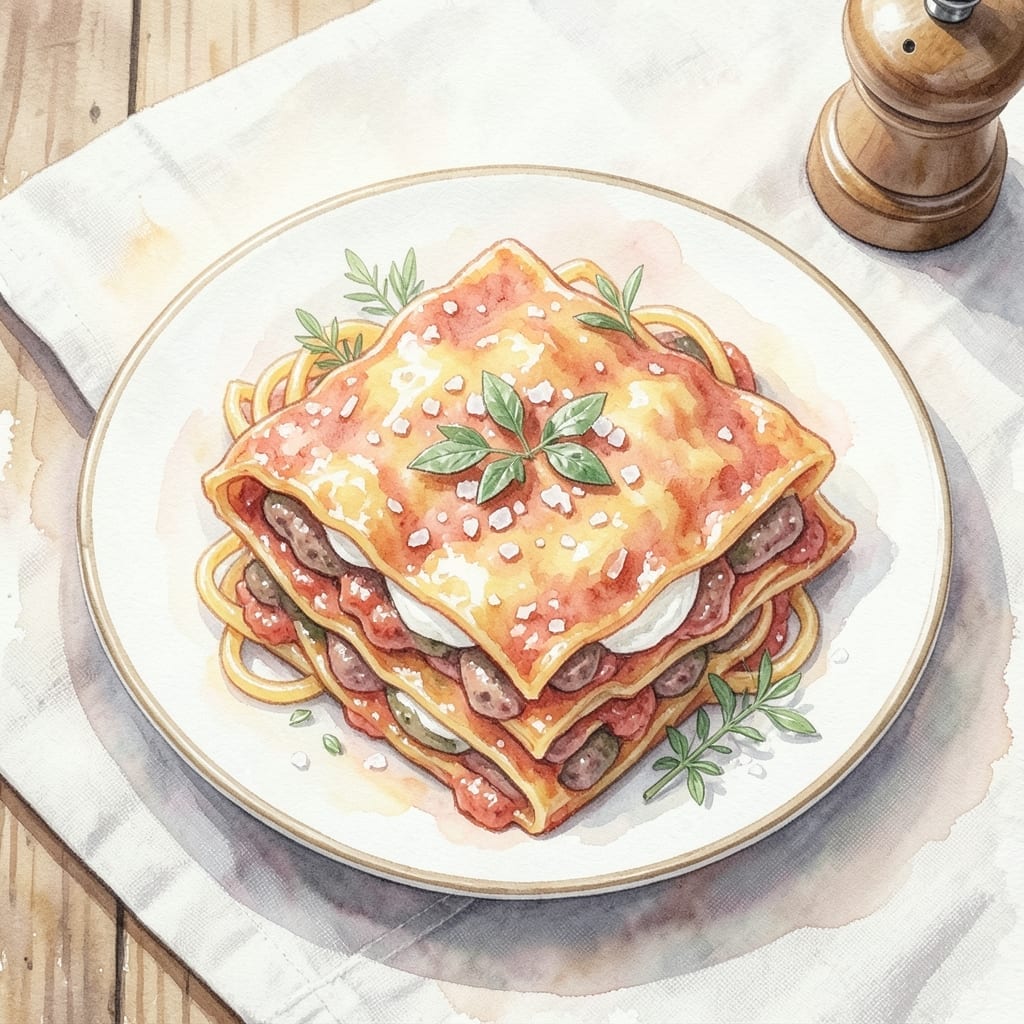 Lasagna Recipe With Cooked Noodles: Layered Cheese and Sauce Harmony