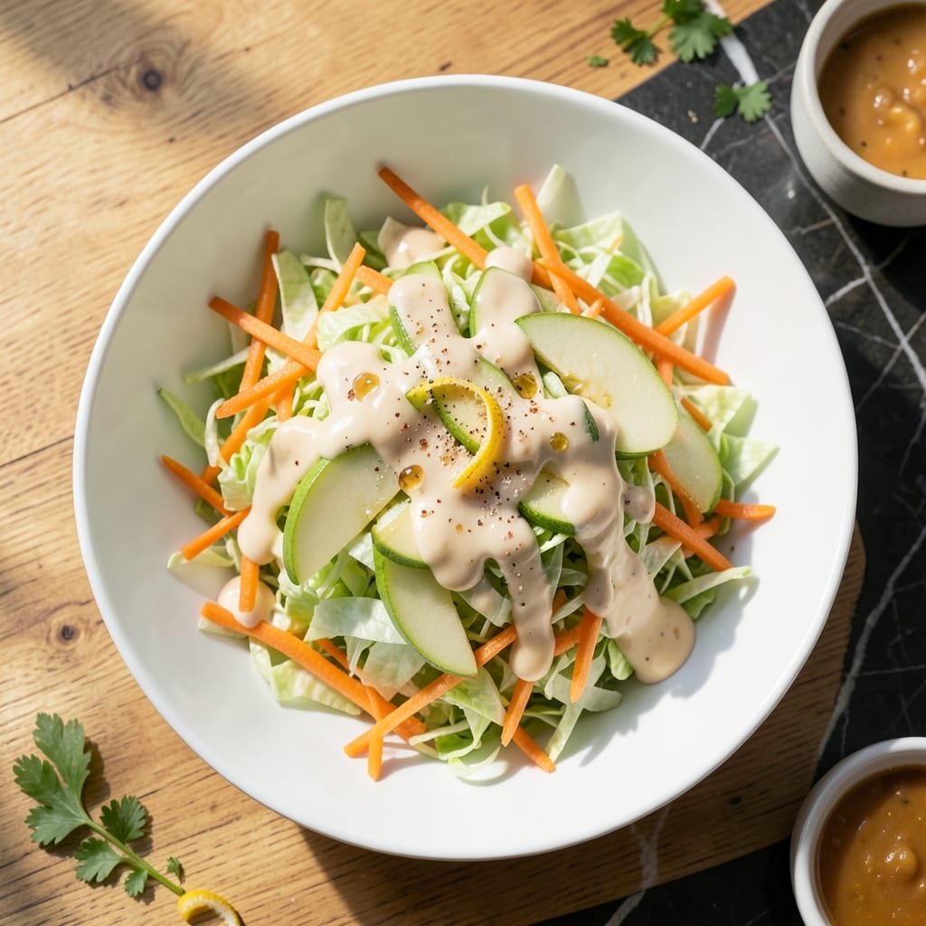 Sweet Restaurant Slaw Recipe: Crisp Apple and Carrot Medley Sweet Restaurant Slaw Recipe: Crisp Apple and Carrot Medley